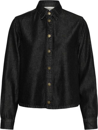 MY ESSENTIAL WARDROBE Nessie Denim shirt - Blouses & Shirts - Mujer - Negro - 3XL