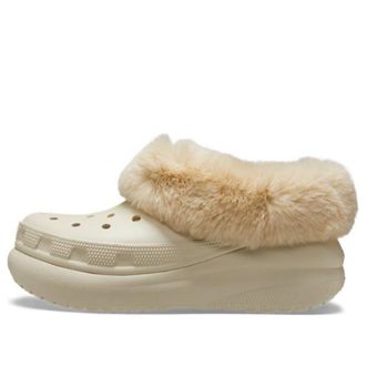 Crocs Furever Crush Shoe Clogs Bone 208446-2Y2