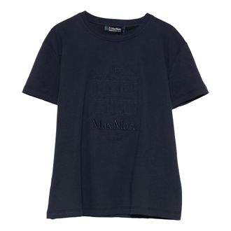 Max Mara Dames, Tops, Blauw, Maat: M Katoen