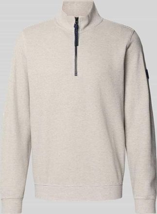 Lerros Sweatshirt mit Stehkragen Modell SELANIK in Offwhite, Größe XXXL