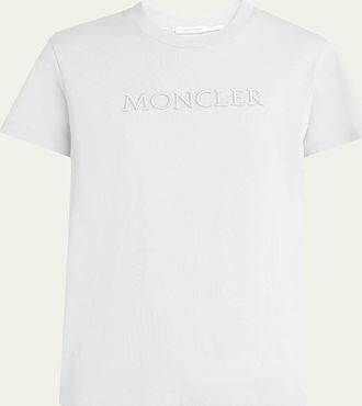 Moncler Short-Sleeve Logo Tee