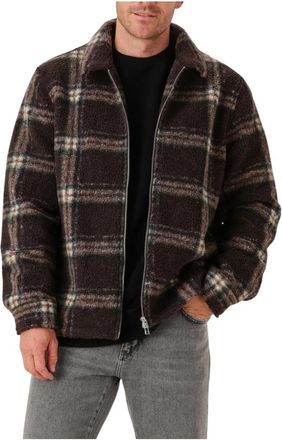For&eacute;t Bruine Cabin Zip Fleece Jas - Heren - Vesten met rits - Bruin - M - Hoodies & sweatvesten