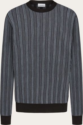 Ferragamo Men Crew neck sweater Brown