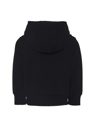 Moncler Logo Cotton Hoodie - Black