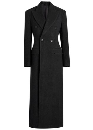 BETTTER Lonzo Double-breasted Wool Coat - Dark Grey - S (UK8-10 / S)