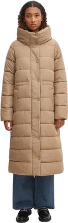 Barbour Jassen, Dames, Bruin, M, Leer, Freya Puffer Jacket