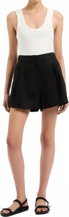 Nude Lucy Thilda Tailored Short In Black