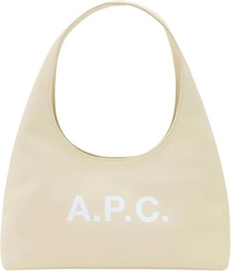 A.P.C. Baby Ninon Schoudertas - Dames - Schoudertassen - Wit - ONE Size - Polyester - Tassen