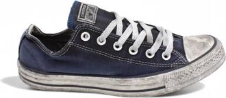 Converse Rook Ox Canvas Rubberen Zool Sneaker - Heren - Sneakers - Blauw - 37 1/2 EU - Schoenen