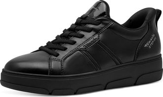 Tamaris Slip-On Sneaker TAMARIS, Damen, Gr. 36, schwarz, Lederimitat, Textil, unifarben, Schuhe Slip-On Sneaker, Freizeitschuh, Halbschuh, Slipper in veganer 