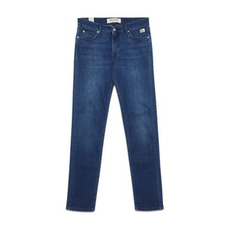 Roy Rogers Slim Fit Jeans, male, Blue, W30, Blue Slim Fit Denim Jeans