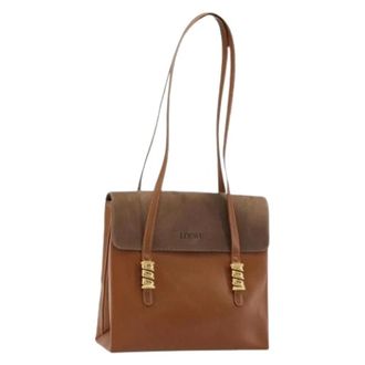 Loewe Pre-owned Shoulder Bags, female, Brown, Size: ONE SIZE Pre-owned Shoulder Bag