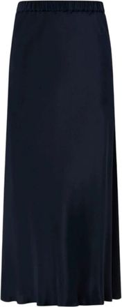 Max Mara Sospiro Zijden Maxirok - Dames - Maxi Rokken - Blauw - XS - Rokken