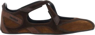 The Attico Floor01 Asymmetrical Cut-Out Pointed Toe Flats