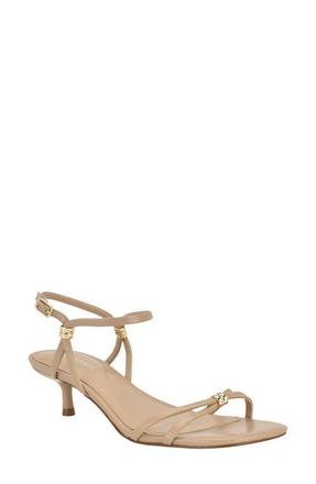 Calvin Klein Rivine Ankle Strap Sandal in Light Natural at Nordstrom, Size 7.5