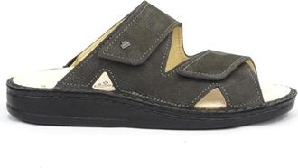 Finn Comfort Danzig-S - Heren - Sandalen - Groen - 47 EU - Leer - Schoenen