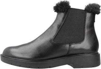 Geox Spherica Chelsea Laarzen - Dames - Chelseaboots - Zwart - 37 EU - Schoenen