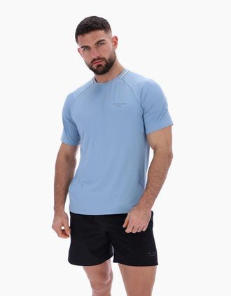 Ted Baker Mens Ted Baker HARRISON TBMTA251 Polyester Mens Blue Activewear T-Shirts - Size: 42