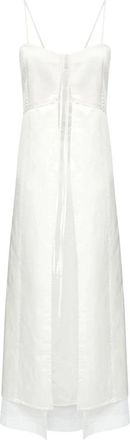 Maison Margiela Midi Kleedjes - Dames - Casual kleedjes - Wit - S - Kleedjes