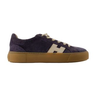 Hogan H705 Allacciato H Sneakers - Heren - Sneakers - Blauw - 39 EU - Leer - Schoenen
