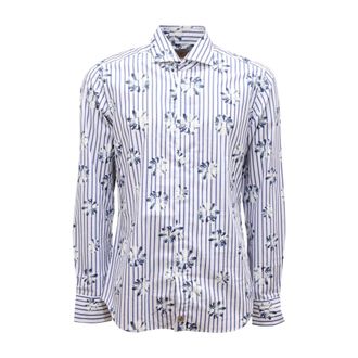 Sonrisa L3537 Camicia Silvery Shirt - Heren - Zakelijke Overhemden - Wit - L - Overhemden
