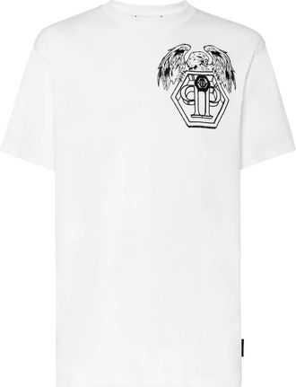 Philipp Plein Heren, Tops, Wit, Maat: 3XL