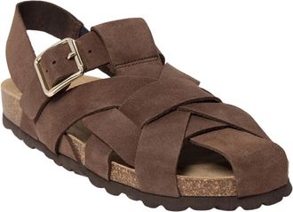 Sofie Schnoor Platte sandalen - Dames - Sandalen - Bruin - 38 EU - Leer - Schoenen