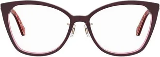 Kate Spade New York zahra 55mm cat eye optical glasses in Red at Nordstrom