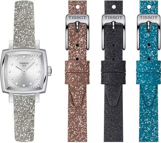 Tissot Lovely Square Feestelijke Kit Dames Roze Horloge T0581091703602