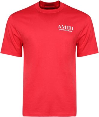 Amiri graphic-print cotton T-shirt - men - Cotton - L - Red