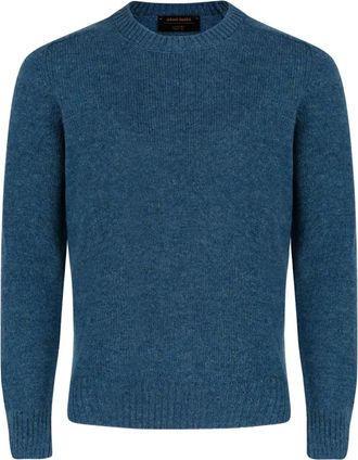 Gran Sasso Maglione girocollo in lana - Blu