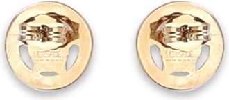 Versace Womens Stud Earrings Medusa Gold Metal