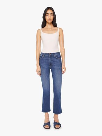 Mother Smokin Double Flood Jeans In Start Your Engines