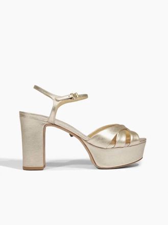 Schutz Womens Keefa Platform Sandal In Gold