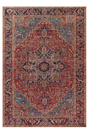 AFK Living Alfombra de dise&ntilde;o con acabado de costura inglesa 120 x 160 cm