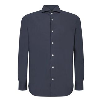 Dell'Oglio Netflanel 200 - Heren - Casual Overhemden - Blauw - L - Overhemden