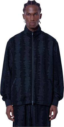 Yohji Yamamoto Giacca Track Deco Stitch - - Sweatshirts & Hoodies - Uomo - Nero - M