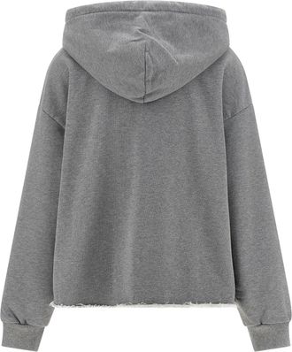 Maison Margiela Numeric Signature Spray Print Hoodie - Grey