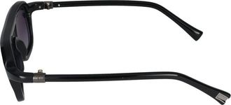 Yohji Yamamoto Unisex Sun502 Sunglasses Black Acetato