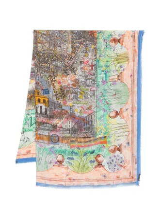 Faliero Sarti Womens Milano Silk Blend Stole