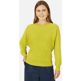 Yumi Knitted Batwing Jumper in Lime at Nordstrom, Size Large