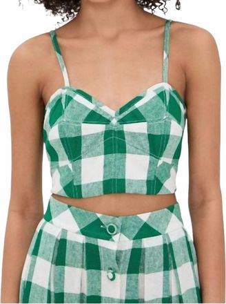 Hunter Bell Brookie Top In Emerald