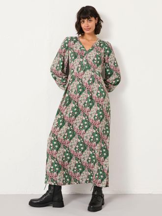 Fat Face FatFace Multi Petite Japanese Rose Midi Dress