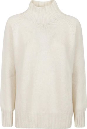 Aragona funnel-neck cashmere sweater - Neutrals