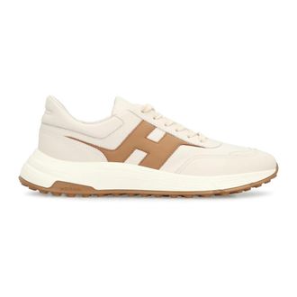 Hogan Hyperlight Sneakers - Heren - Sneakers - Beige - 44 EU - Leer - Schoenen