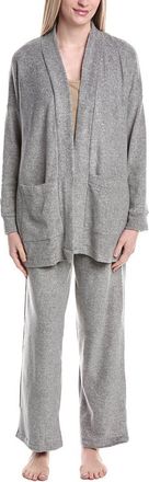 DKNY Dkny 2Pc Robe & Pant Lounge Set