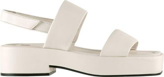 H&ouml;gl Beige Lola Low Platform Sandals