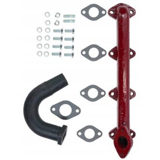 OEM Kit Colector De Escape Completo, Codo De Silenciador, Tornillos Ursus C-360