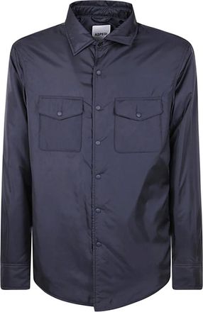 Aspesi Hombre, Camisas, Azul, Talla: S