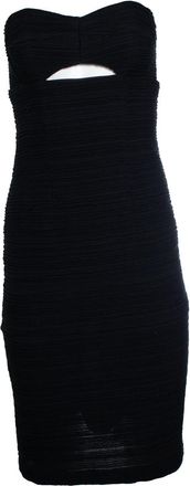 Nanette Lepore Nanette lepore, Strapless ribbed black dress